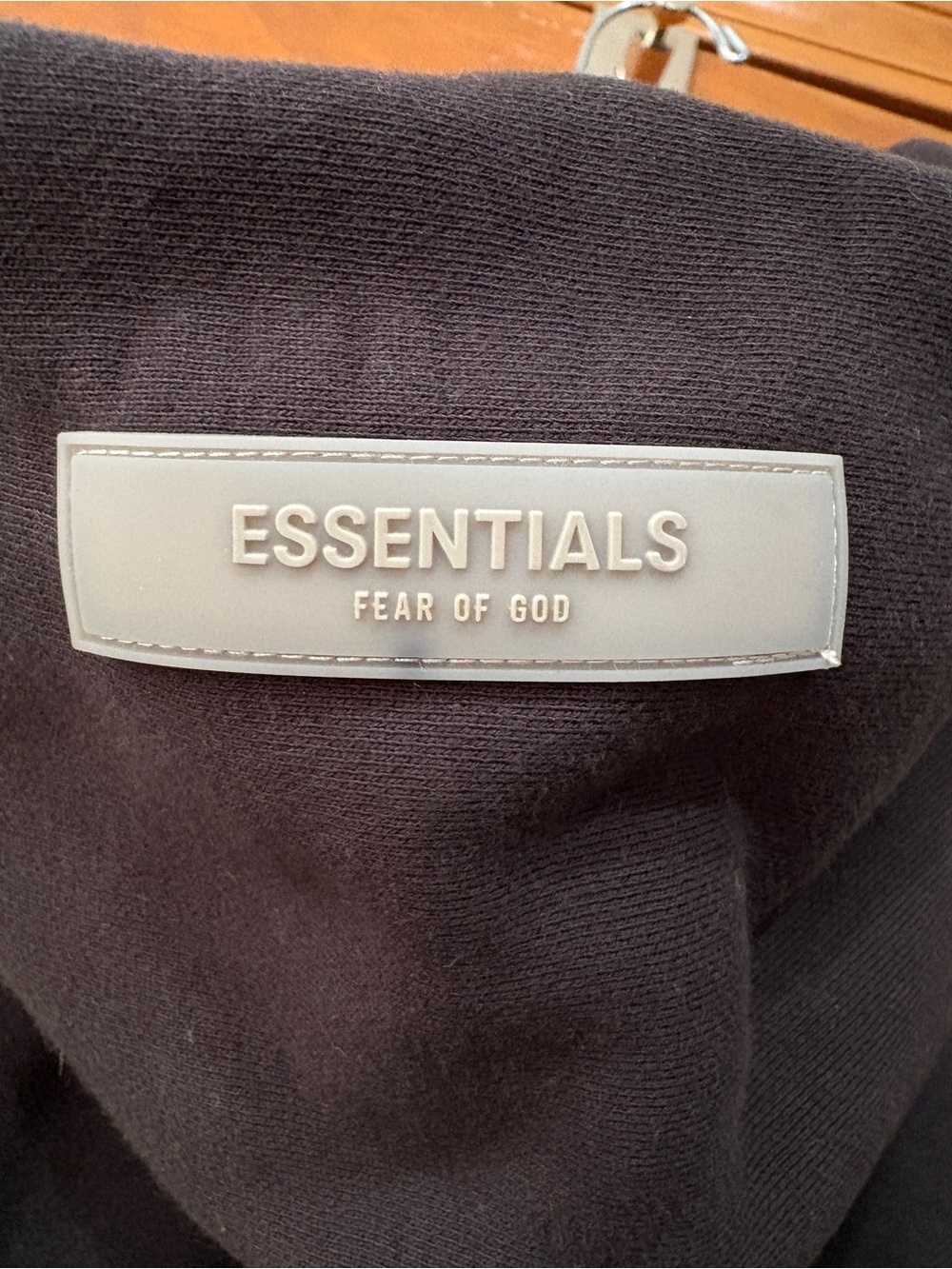 Essentials Black Hoodie with '1977' White Graphic - Picture 5 of 9